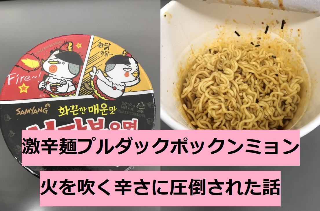 激辛麺 激辛焼きそば プルダックポックンミョンを食べてみた はてなの果てに